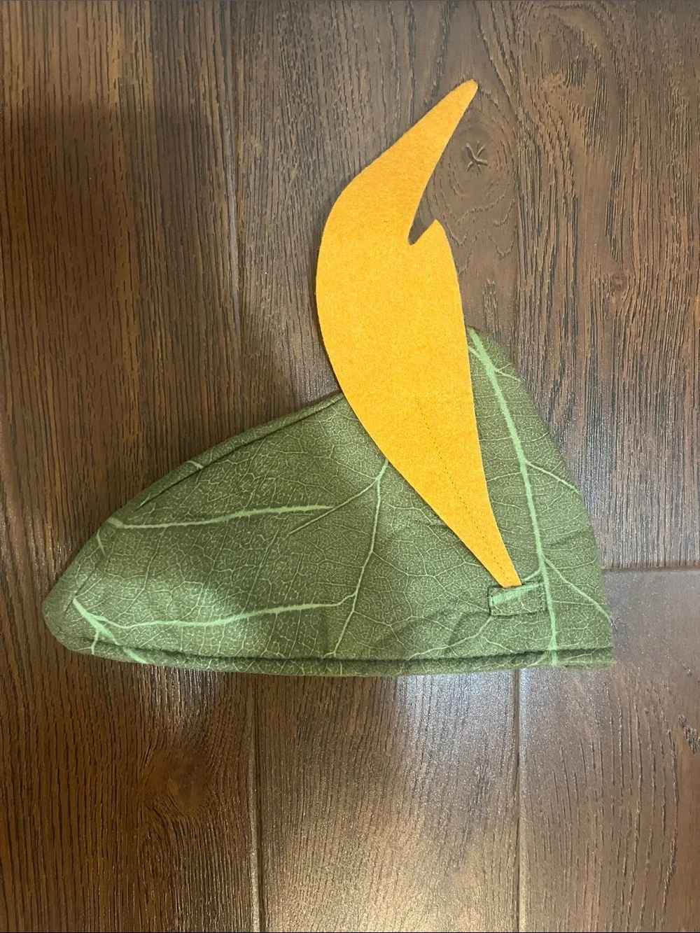 Disney Peter Pan Costume in Green with Tan and Orange Accents